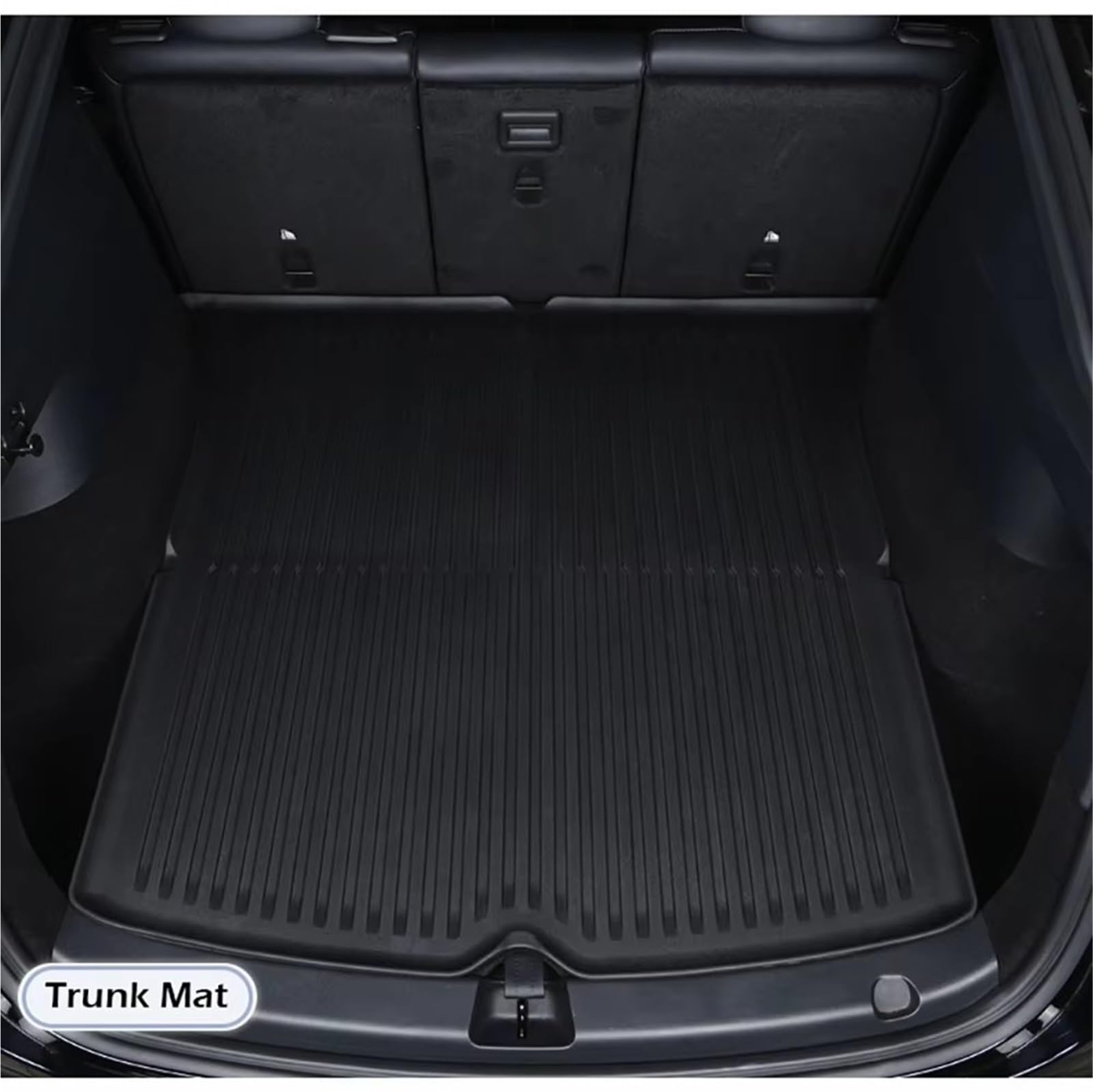 Moquette Tappetino Auto Per Il 2025 Per Tesla Per Model Y Per Juniper Per Launch Tappetino Bagagliaio TPE Tutte Stagioni, Imbottitura Schienale(MY-SN-3PCS)