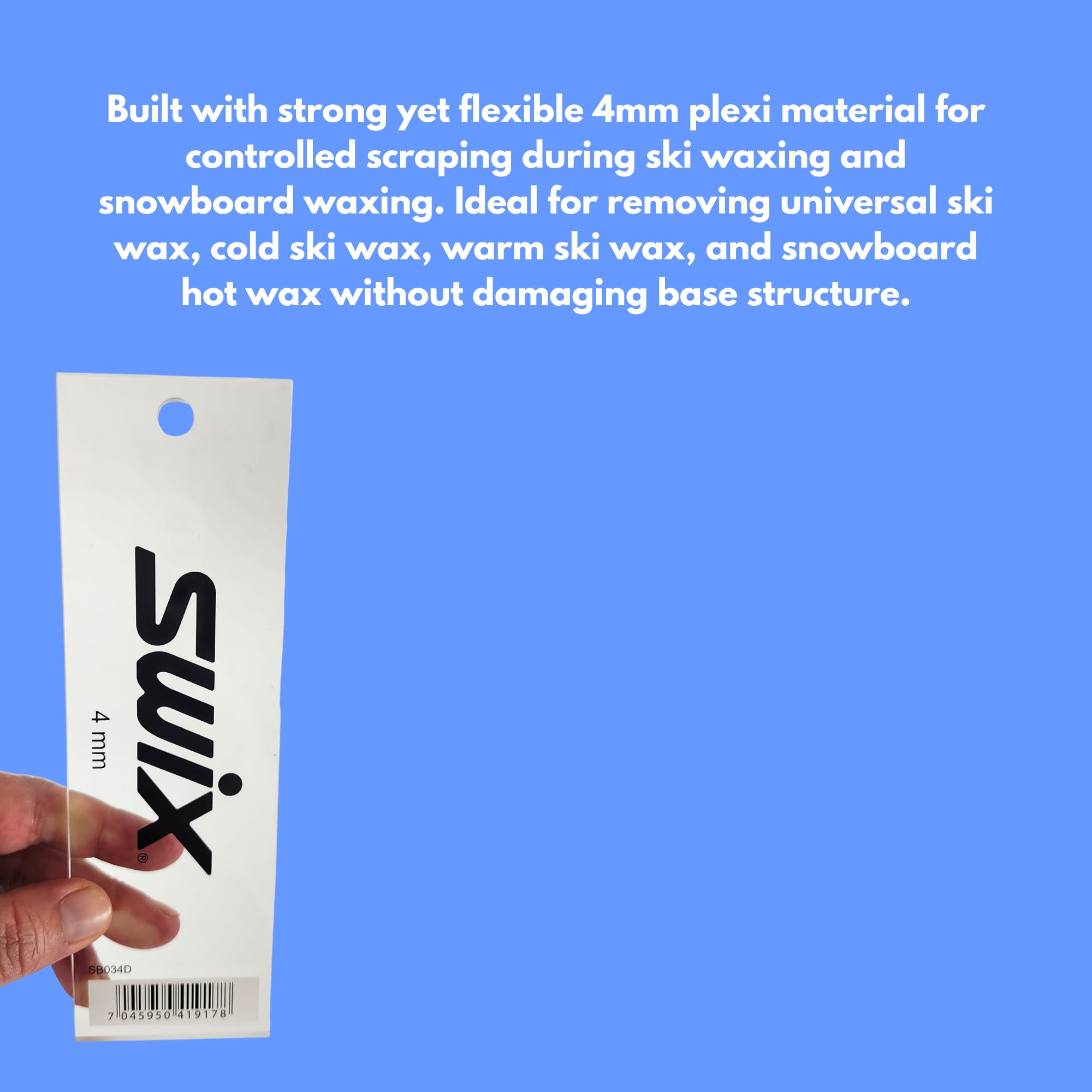 Swix Snowboard Plexiklinge 4 mm