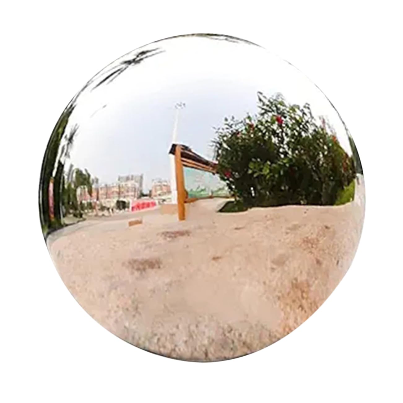 Mikikit Stainless Steel Ball Decor Garden Mirror Spheres Gazing Balls for Gardens Outdoor
