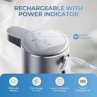 Vista 6 de P11 Premium Space Gray Automatic Foaming Hand Soap Dispenser Touchless, Rechargeable Hand Foam Soap Dispenser for Bathroom and Kitchen