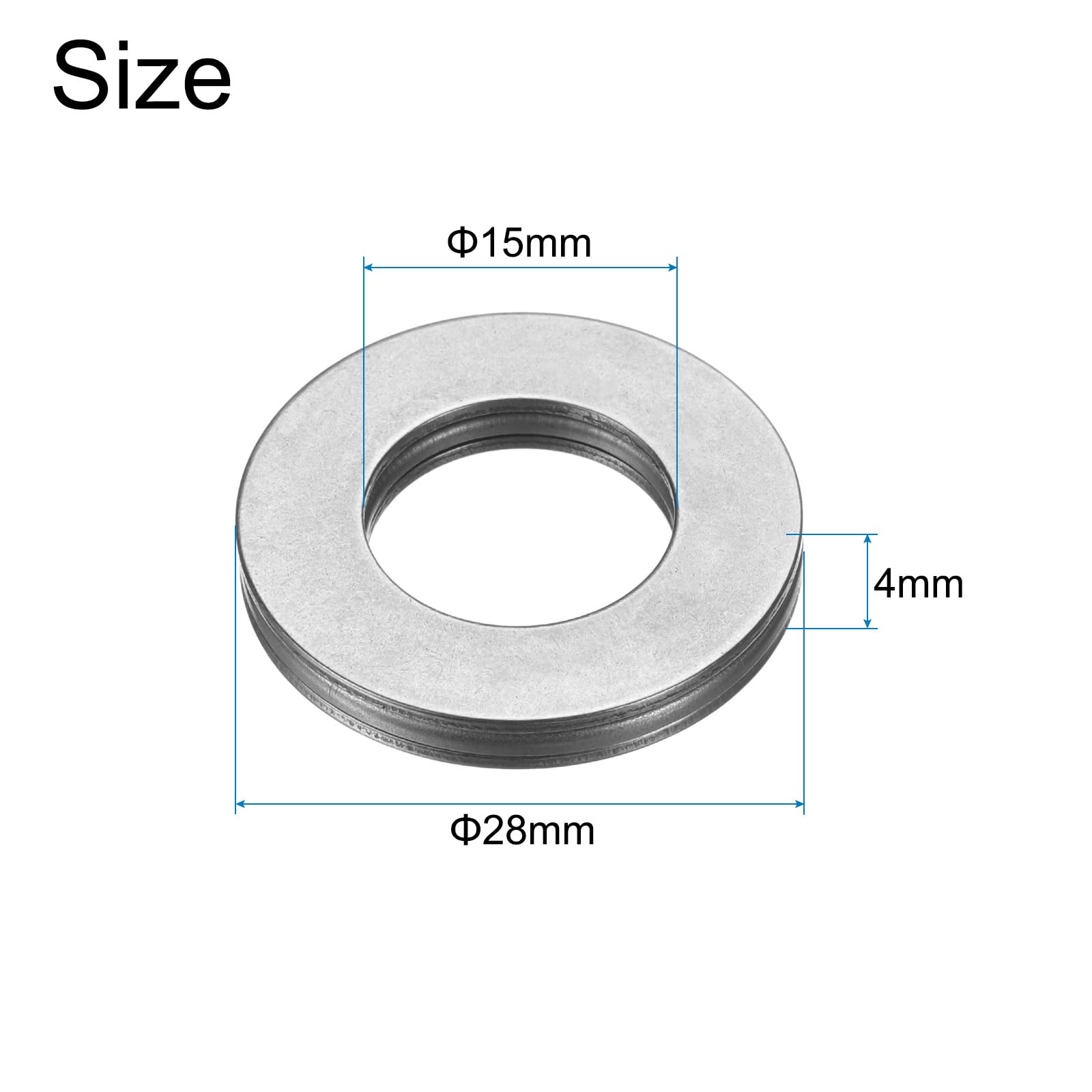 Lot De 4 Poulies à Roulement à Billes 8x30x11 Mm - Matériau POM (nylon) - Double Blindé (608ZZ) - Pour Meubles, Portes Coulissantes, Accessoires De Quincaillerie - 3