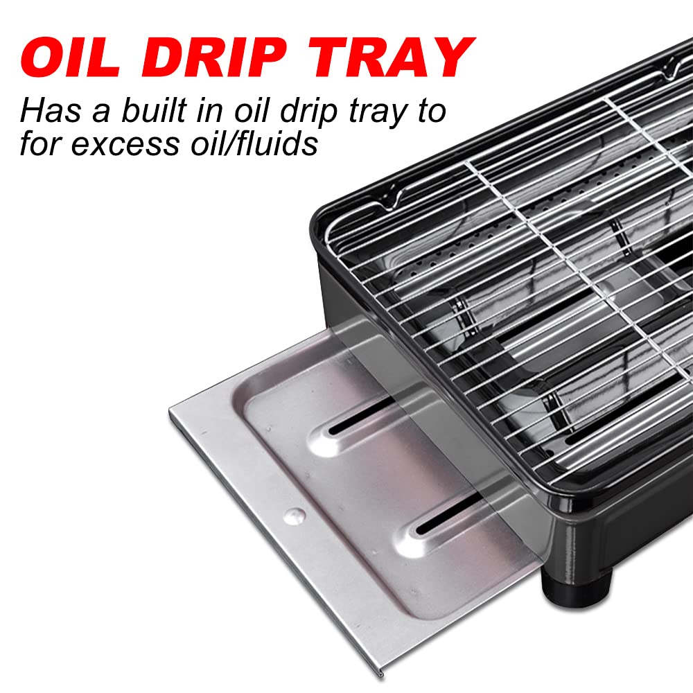 Set da barbecue a gas portatile per campeggio con griglia, rete per barbecue - Barbecue portatili con valigia