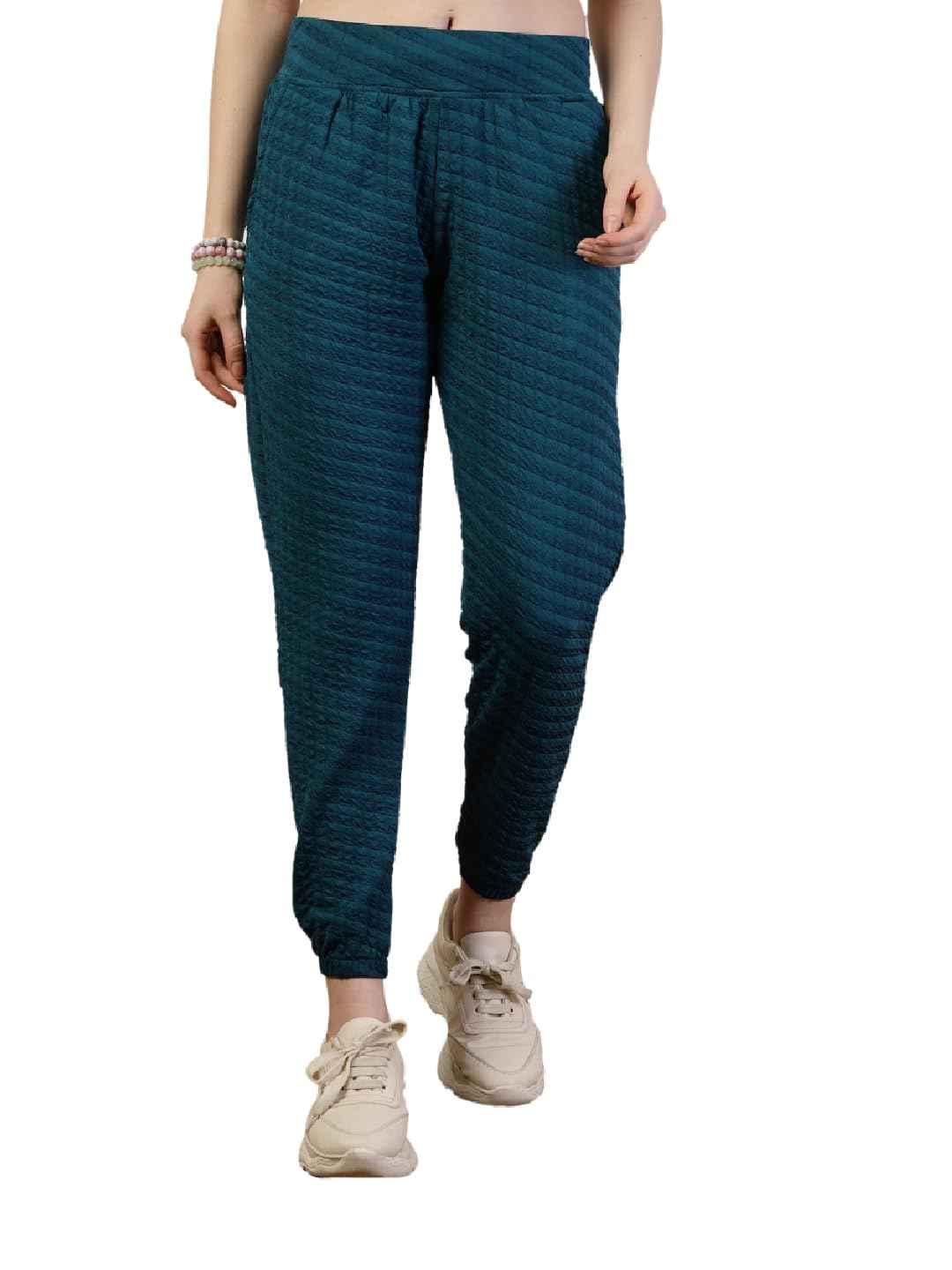 uzarus Women's Ankle Length Regular Fit All-Season Jogger Relaxed Tapered fit Sports Gym Workout Running Jogger for Women-picture-44