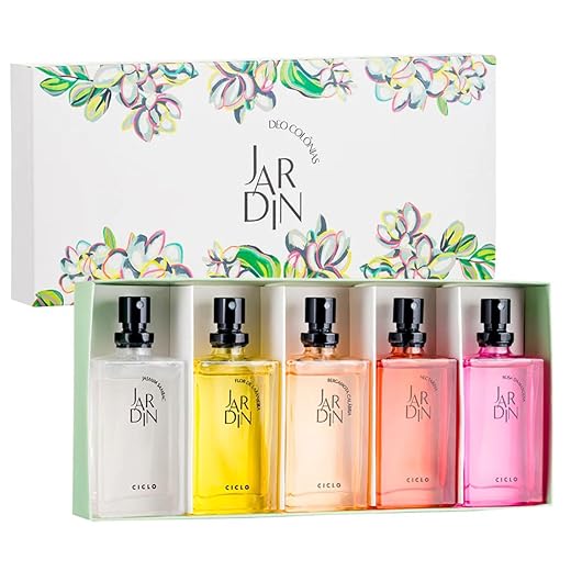 Estojo Jardin Miniaturas 25ml Ciclo Cosméticos Deo Colônia Perfume