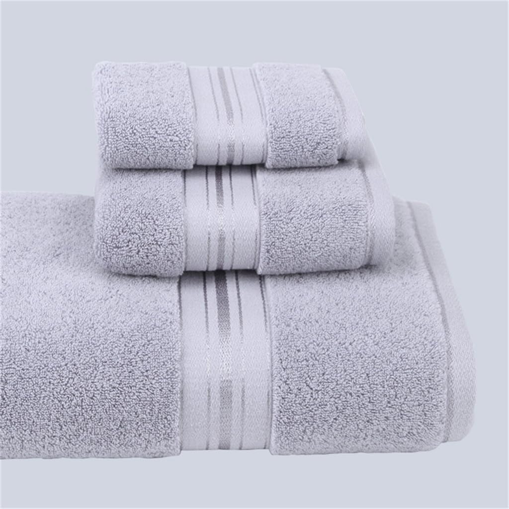 Men Women 3 Piece Bath Towels Men Women Adult Bath 70 * 140 Bath Towels Men Women Bath(D)