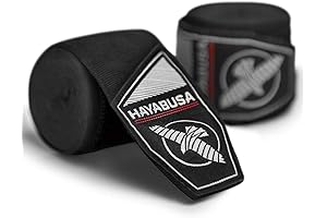Hayabusa Boxing Wrist Wraps for Men | Perfect Stretch 4.0 Wraps with Quick-EZ Hook-and-Loop Closure