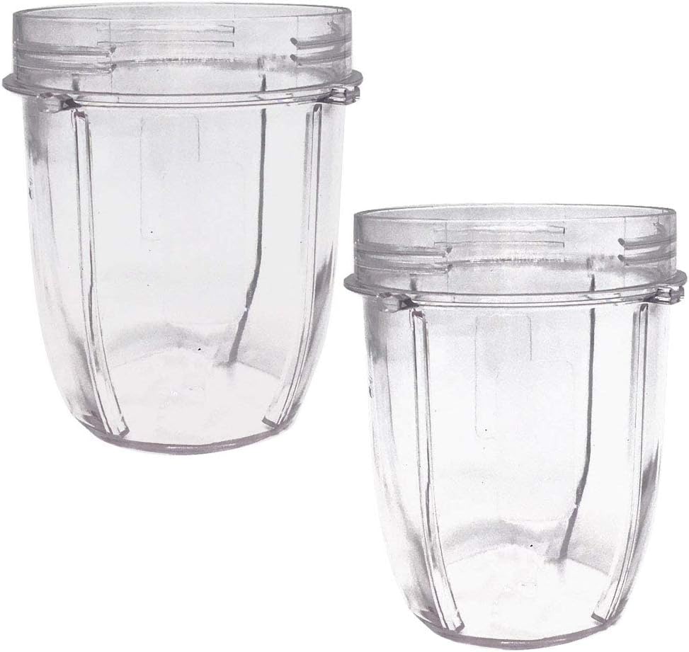 2 Replacement Parts 12oz cups For Auto-iQ Ninja cups BL480/BL480D/481/482/487A/488W/490/491/492/492W/640/642/642W/642Z/680A/682BN400, BN400C, BN401, BN401C,CL401A, CL405CO/ BN750, BN750C, BN751 (2)