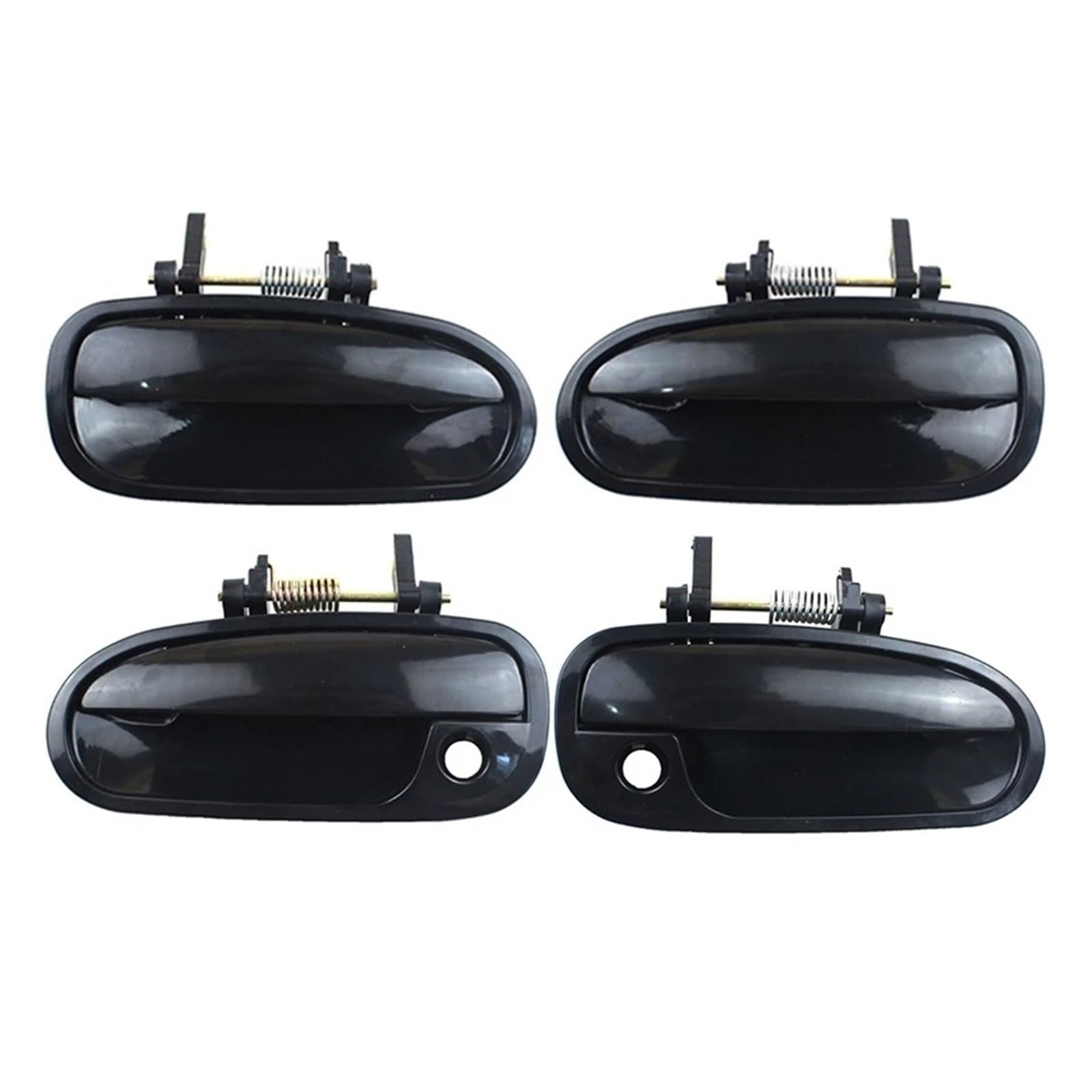 Nokrgqw 4Pcs Left Handle Passenger Car Outside Exterior Door Handle For Civic For Ek3 1996 1997 1998 1999 2000