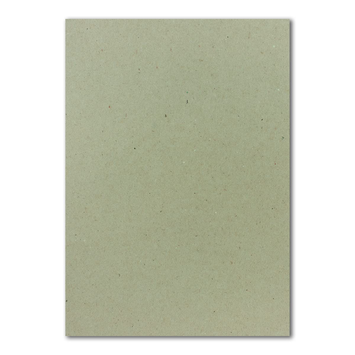 50x stationery sets DIN A5 with C6 envelopes - Green - Wet gluing (Green) - Kraft paper sheets with envelopes - Image 3