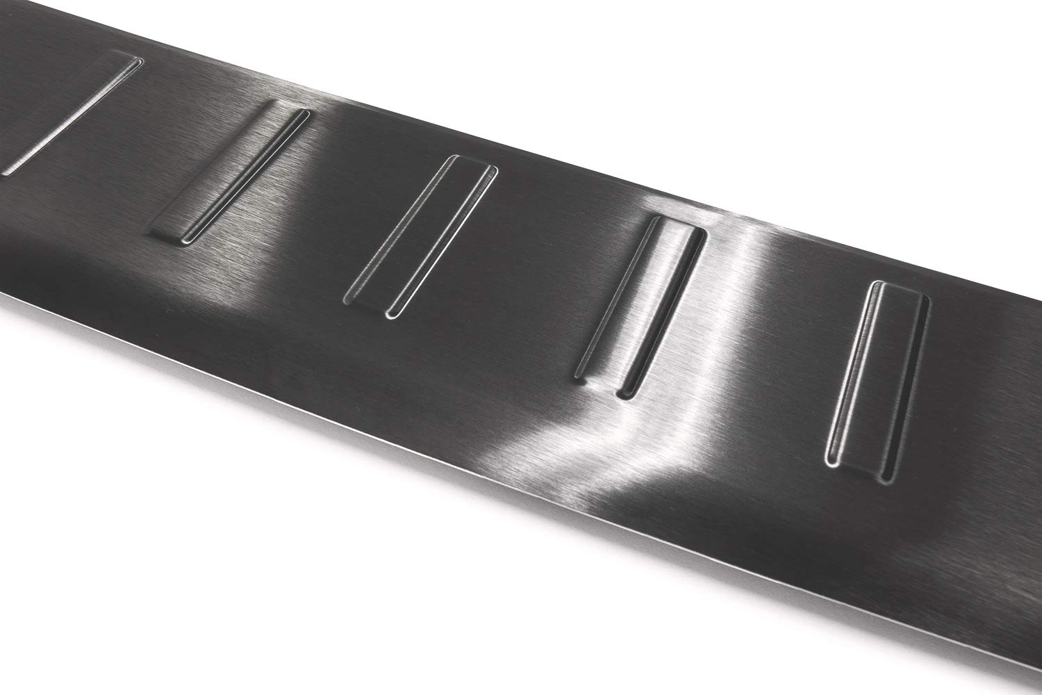 tuning-art L292 Protección Parachoques para VW T5 2003-2015 Antracita, Acero INOX