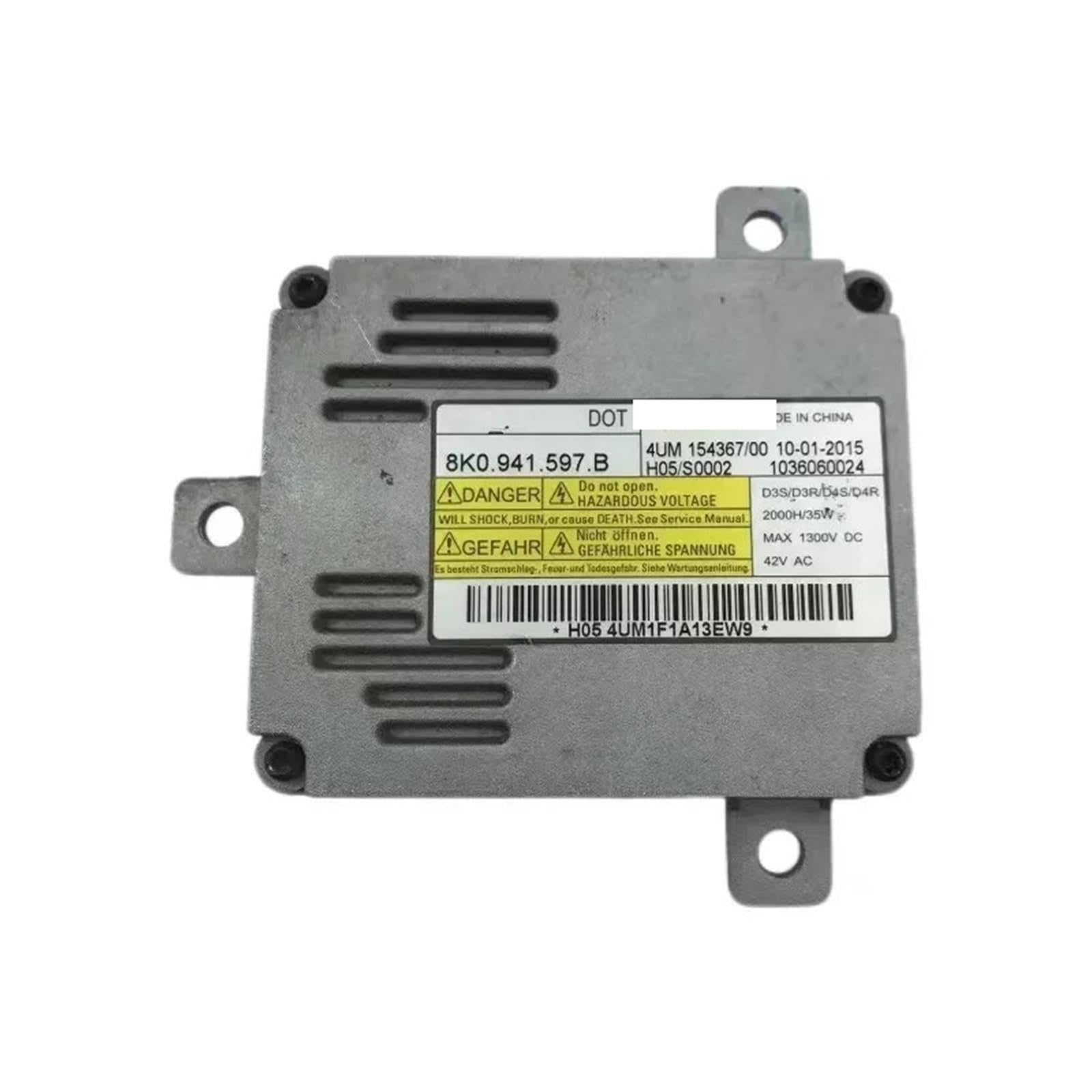 Rmwkrmogrf One Color Headlight Ballast 8K0941597b 8K0 941 597 B 1036060014 D3s D3r 1Pcs