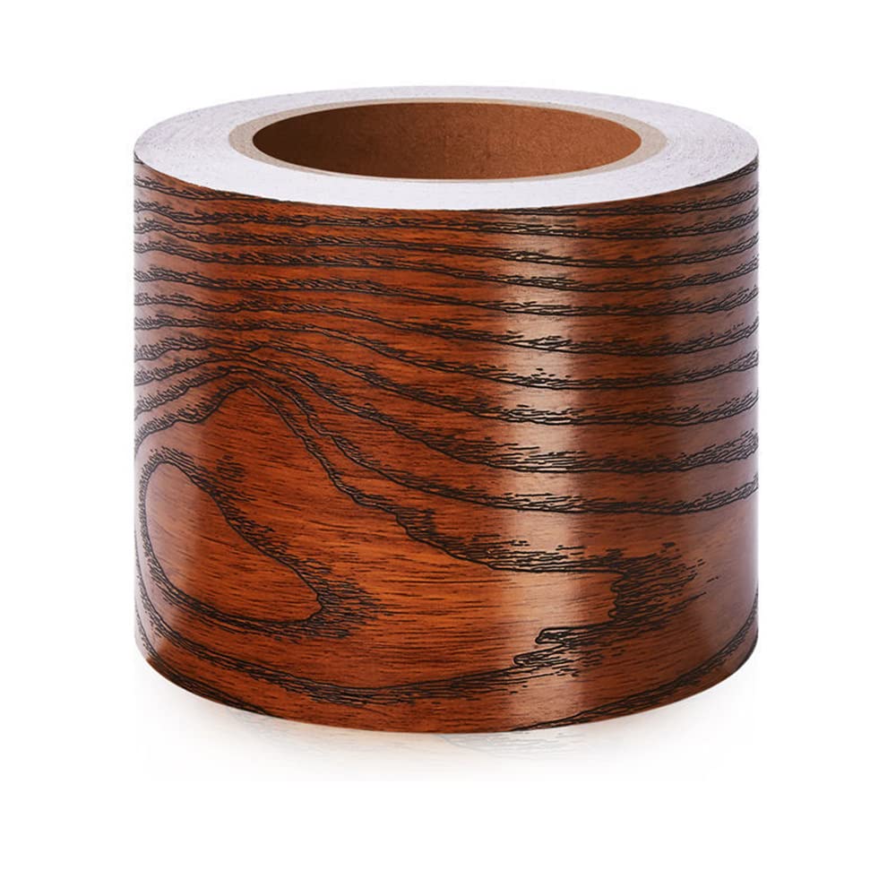 Visitryl Brown Rosewood Wallpaper Border Peel And Stick For Bathroom Wall Border Sticker Home Ceiling Decorative Border 10Cm X 500Cm