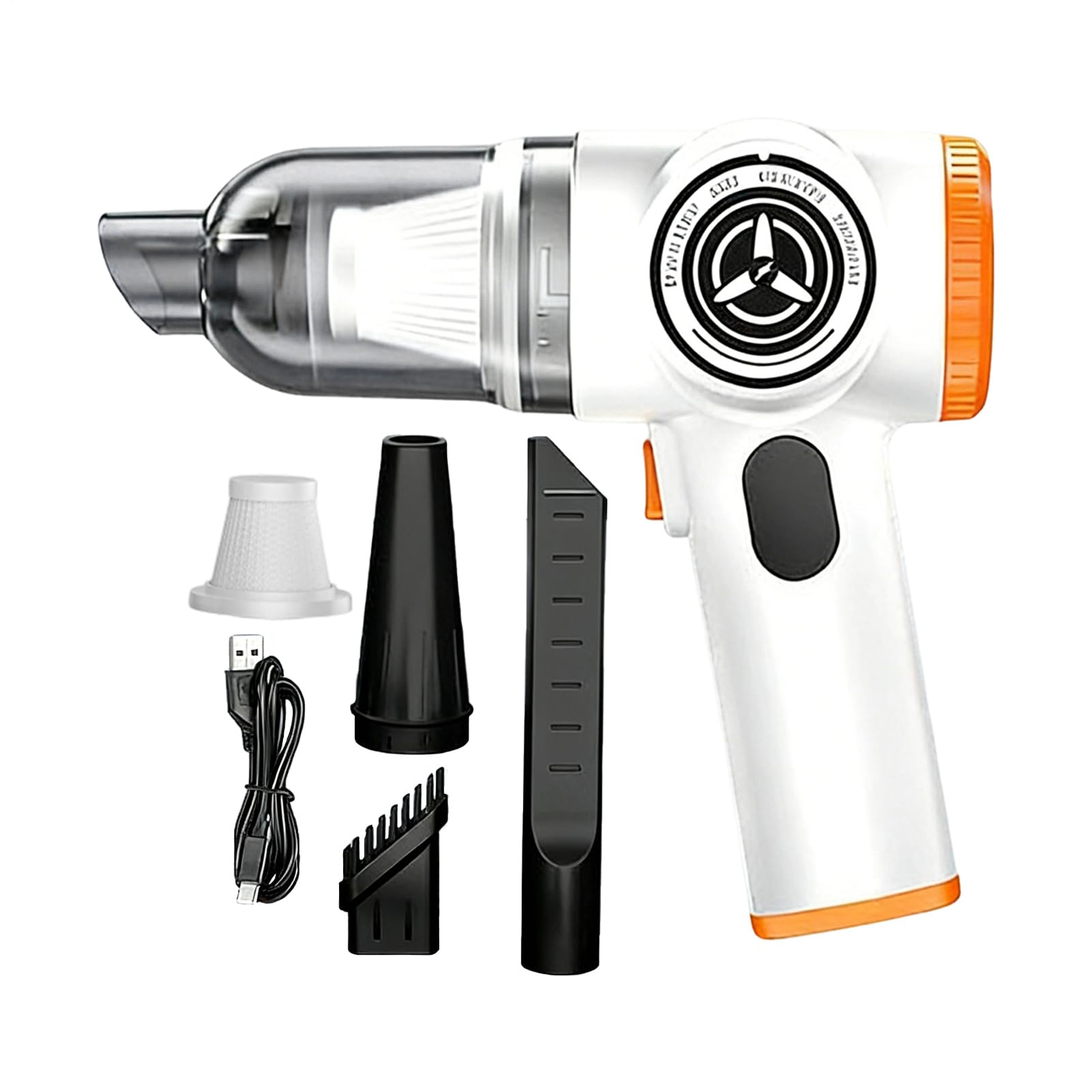 Aspirateur de voiture puissant sans fil 15000Pa duster compact et rechargeable