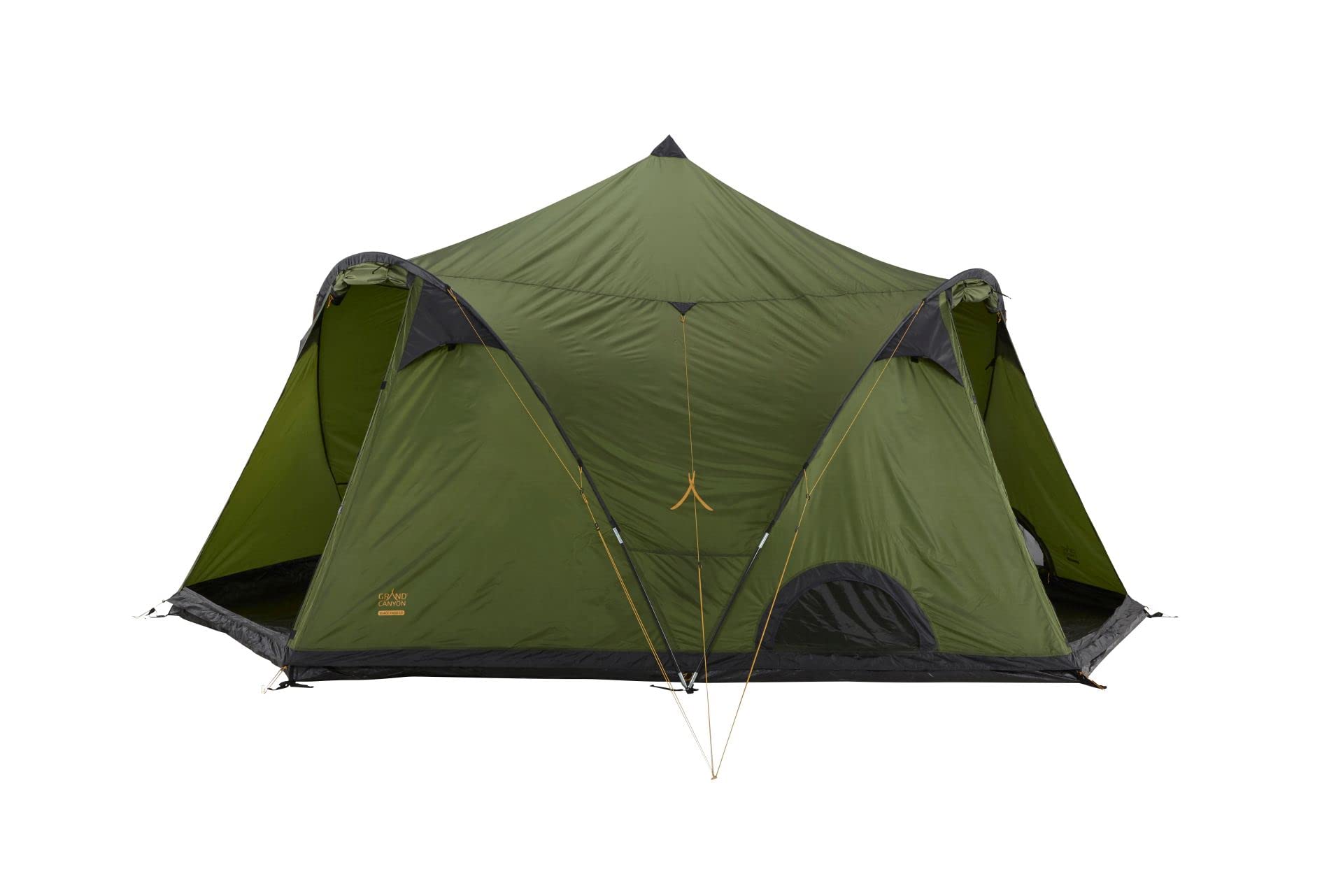 Grand Canyon Black KNOB 10 Tente de groupe style Tipi pour 10 personnes | Tente familiale, tente de groupe, tente pyramidale, tente tipi