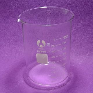 2000mL Glass Beaker,Low Form Beaker,Quality Item,Lab Glassware