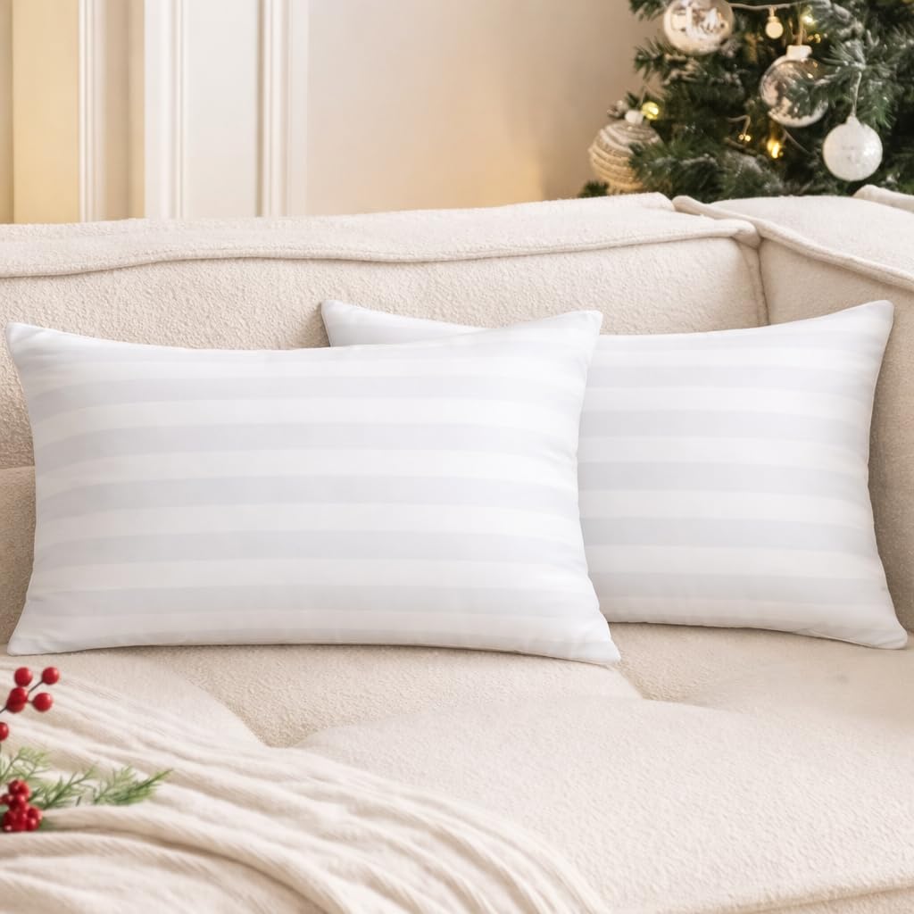 STITCHNEST Quality Premium Fibre Soft Filler Cushion Set of 2 (12x18 Inches, Set of 2)-image-14