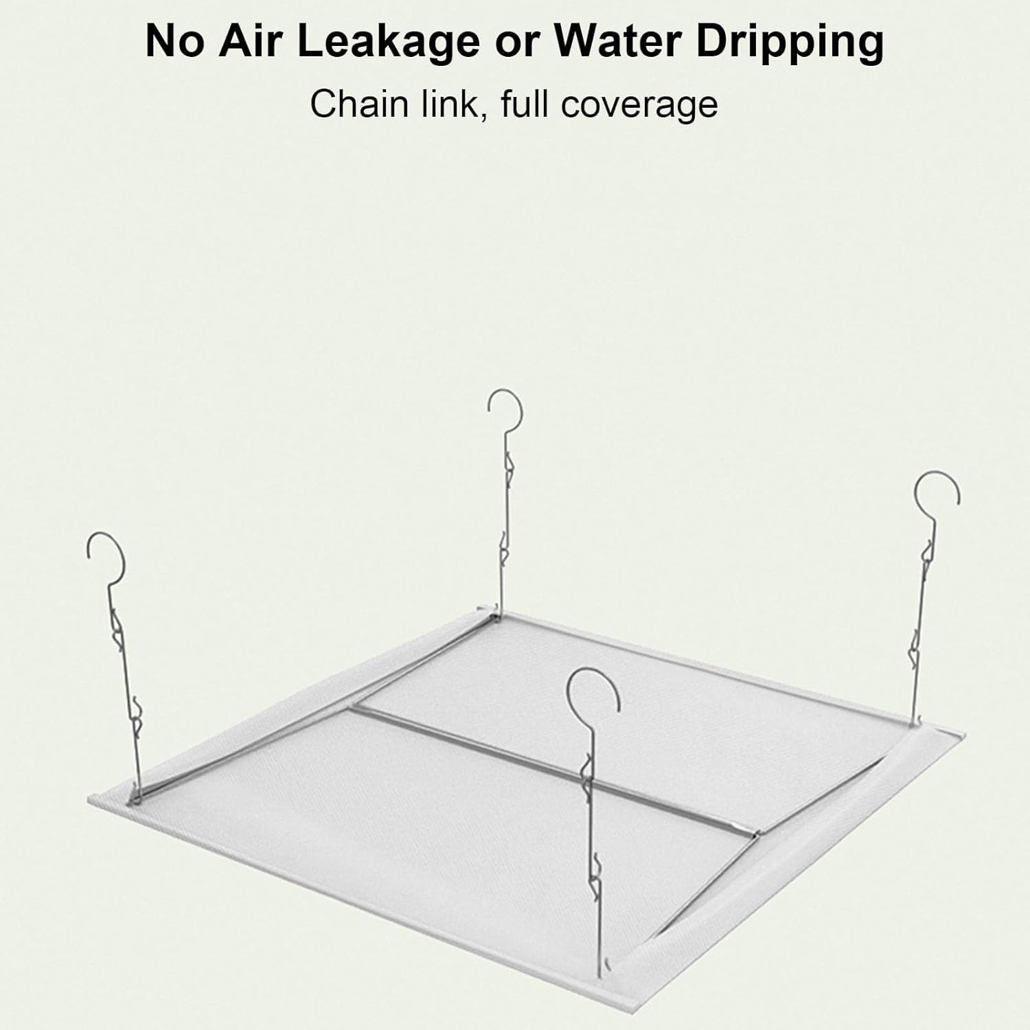 Deflectores de aire for ventilación techo, Deflector, Instalación colgante, Tela Oxford, for acondicionado central(60x60cm/24x24in)