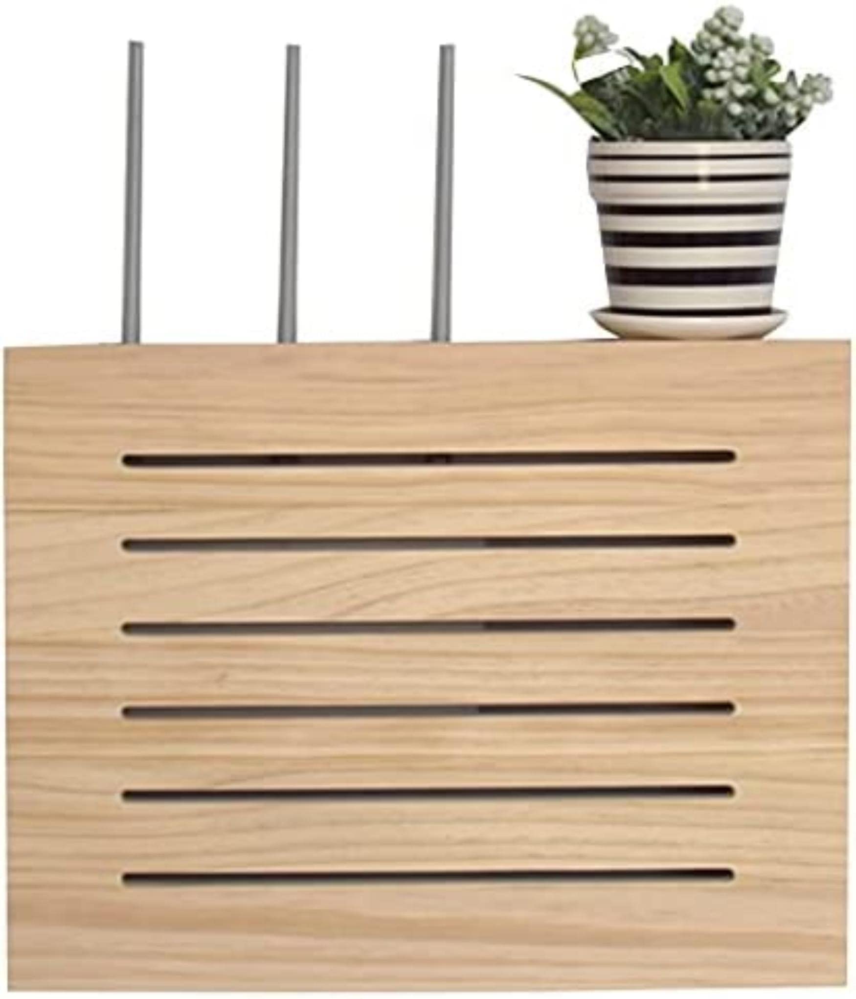 Boîte de rangement du routeur et câbles pour étagère murale flottante
