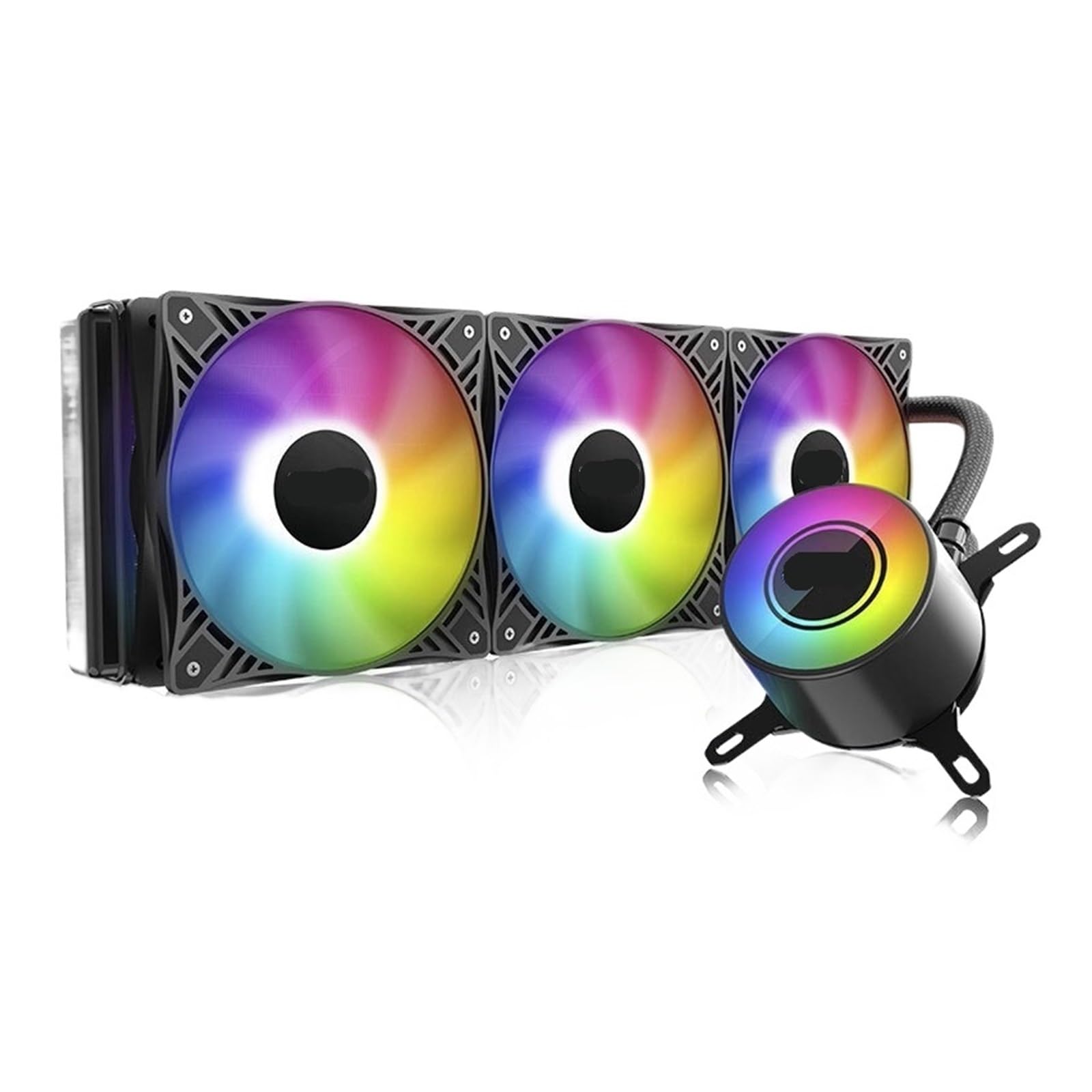 Watercooling CPU 360 Pro, système de refroidissement à eau haut de gamme PWM ARGB 1700 AM4