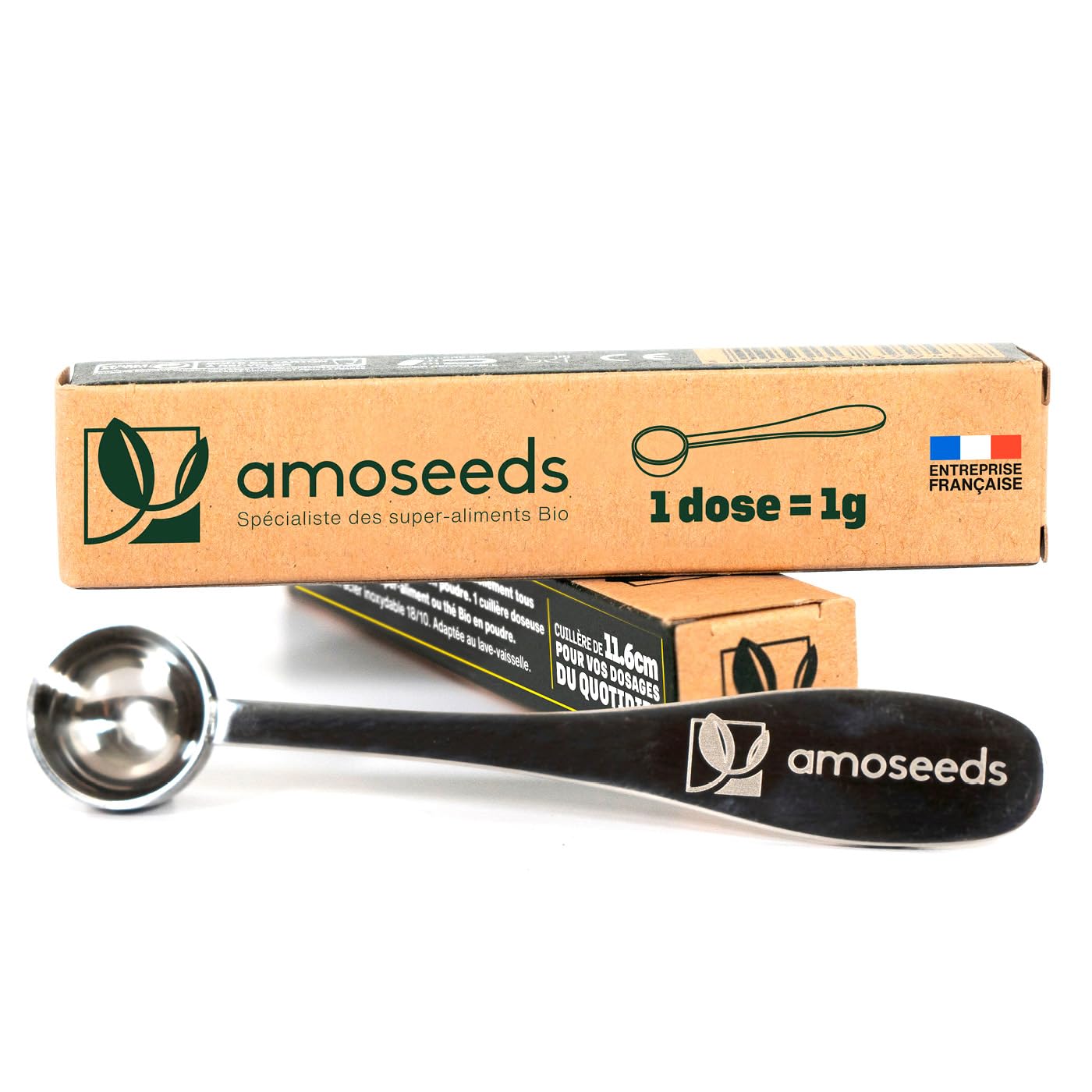 Tea Measuring Spoon, Silver, 12 cm - Image 4