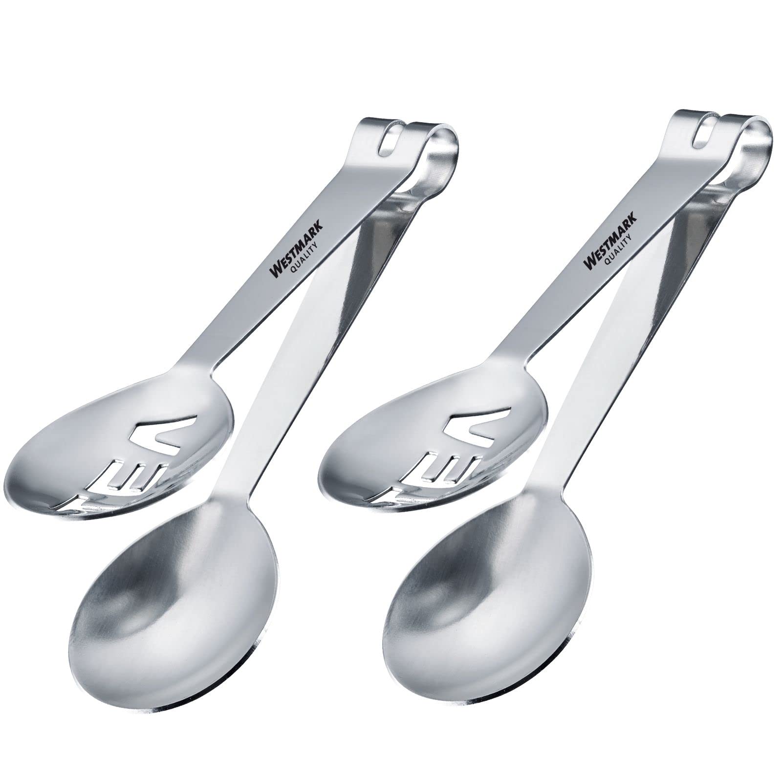 Westmark Teatime 158422E3 Set of 2 Tea Bag Tongs/Press/Mini Squeezer Length 12 cm Stainless Steel