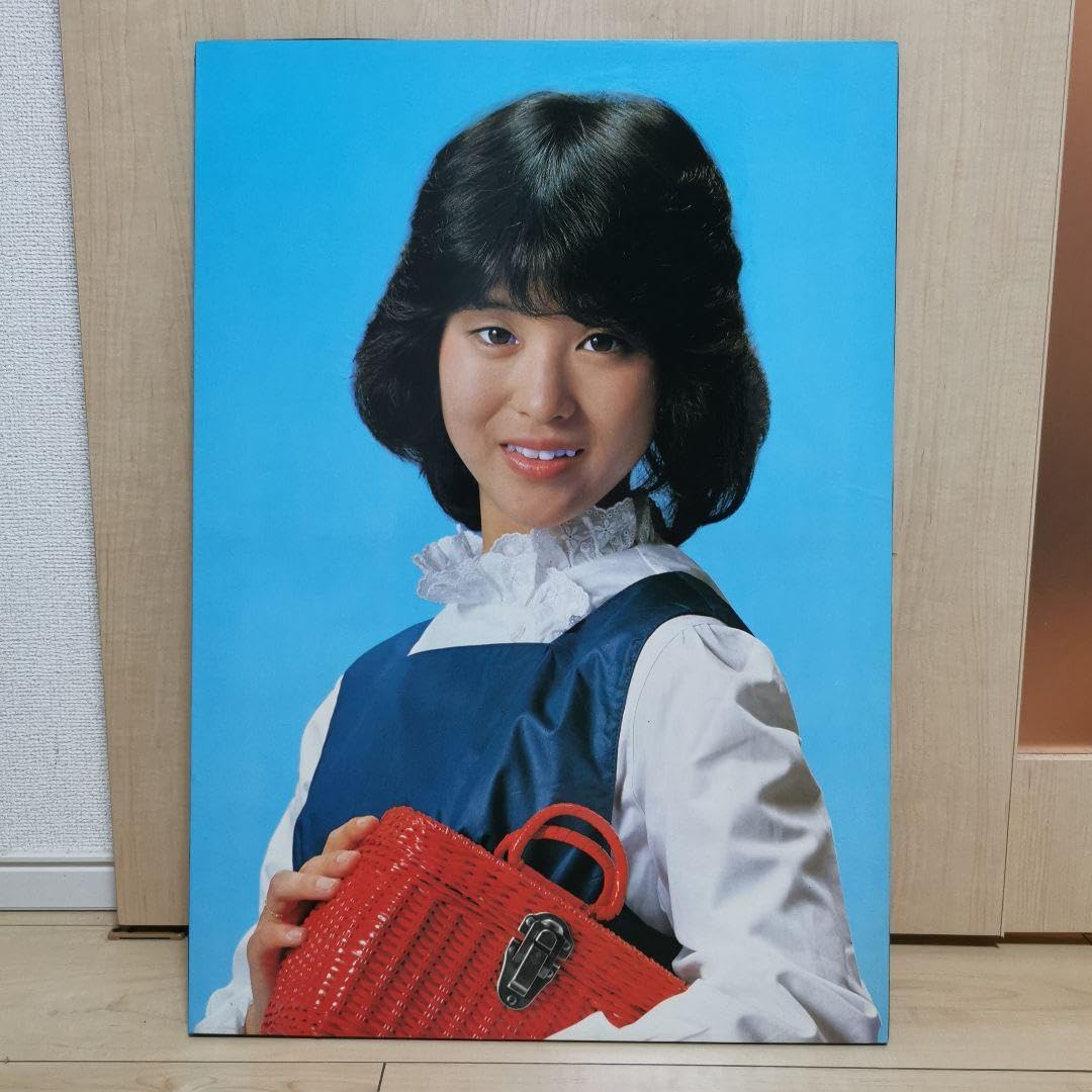 1980年代、松田聖子、木製パネル、永久保存版、新品額、保管箱付