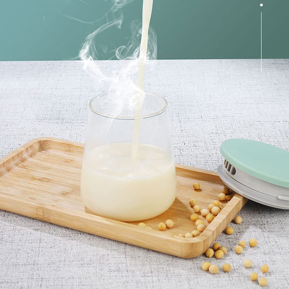 Ekspres do mleka sojowego, 350 ml, mini ekspres do mleka sojowego z ostrzem ze stali nierdzewnej, wielofunkcyjny blender do płatków ryżowych