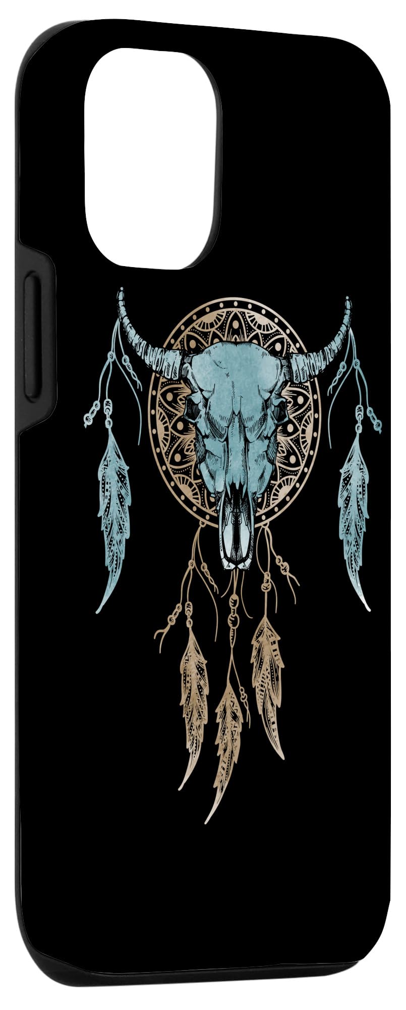 iPhone 14 Dream Catcher I Street Style Bull Skull Rodeo Case - Image 3