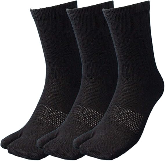 Amazon Co Jp 靴下 軍足 メンズ 指付 丈夫 抗菌シルク 綿でさらりとした履き心地が続く 作業靴下の決定版 プロソックスオリジナル 黒 3足組 足袋 作業にぴったり 25 27cm Ps0052 服 ファッション小物