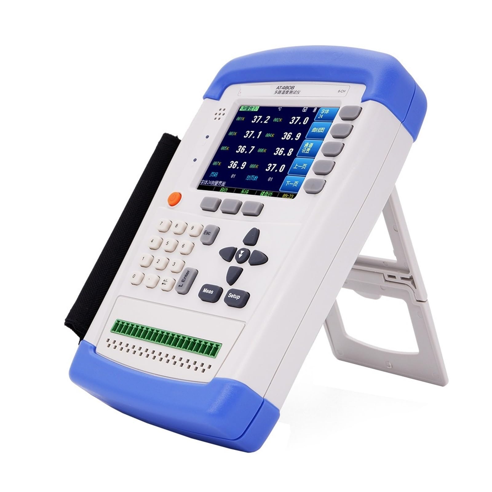 Oscilloscope, Handheld Multi Channels Temperature Measuring Instrument AT4808