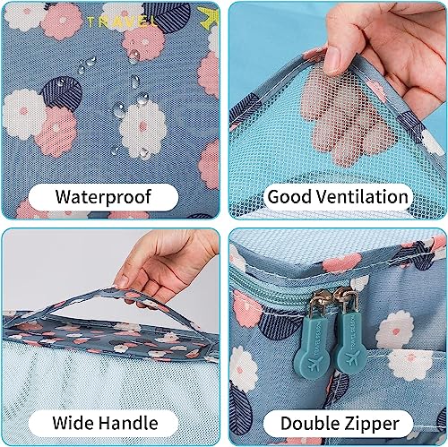 Image of Nightstar 6 Pcs Foldable Luggage and Laundry Bag Pouch Waterproof Travel Toiletry Organizer Garment Storage Bag Portable Packing Cubes (1 Pc) (Grey)