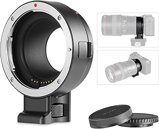 NEEWER EF to EOS M Mount Adapter, EF/EF-S Lens to EOS M Camera Autofocus Converter Ring with Removable Tripod Mount, Compatible with Canon EOS M M2 M3 M5 M6 M6 Mark II M10 M50 M50 Mark II M100 M200