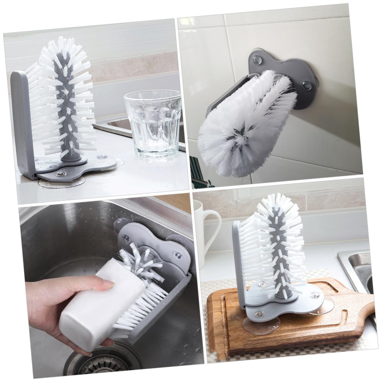 Levemolo Lazy Cup Cleaning Brush Water Bottle Cleaning Bottle Cleaning Sink Cleaning Brush Wine Tumblers Water Bottle Cleaner Brush Cup Washer Brush Glass Cup Brush Cleaning Tool