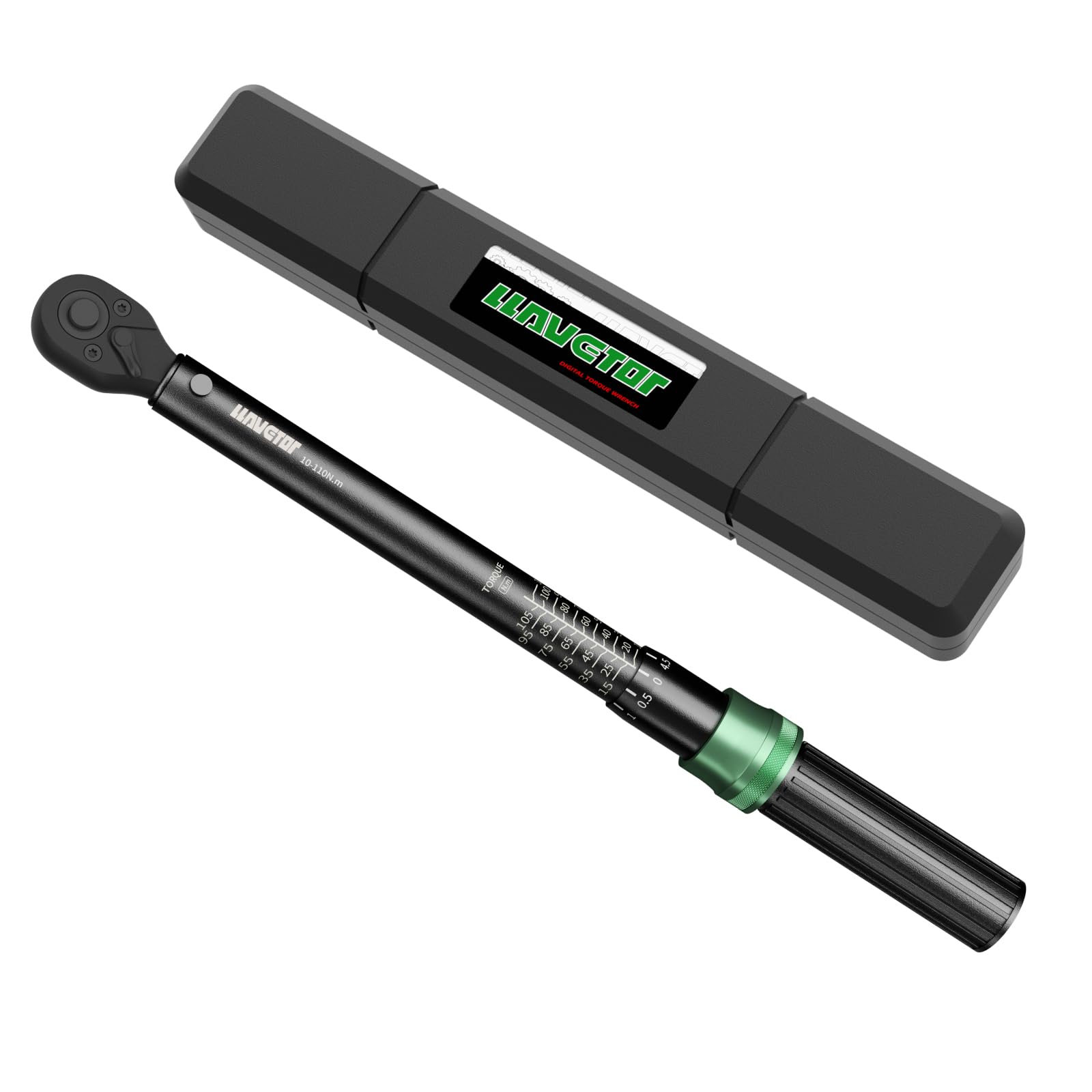 3/8" Dinamometrica, 10-110 NM Chiave Dinamometrica Precisione ±3% con 72 Denti, Chiave Dinamometrica per Bici, Moto e Auto Manutenzione del Veicolo