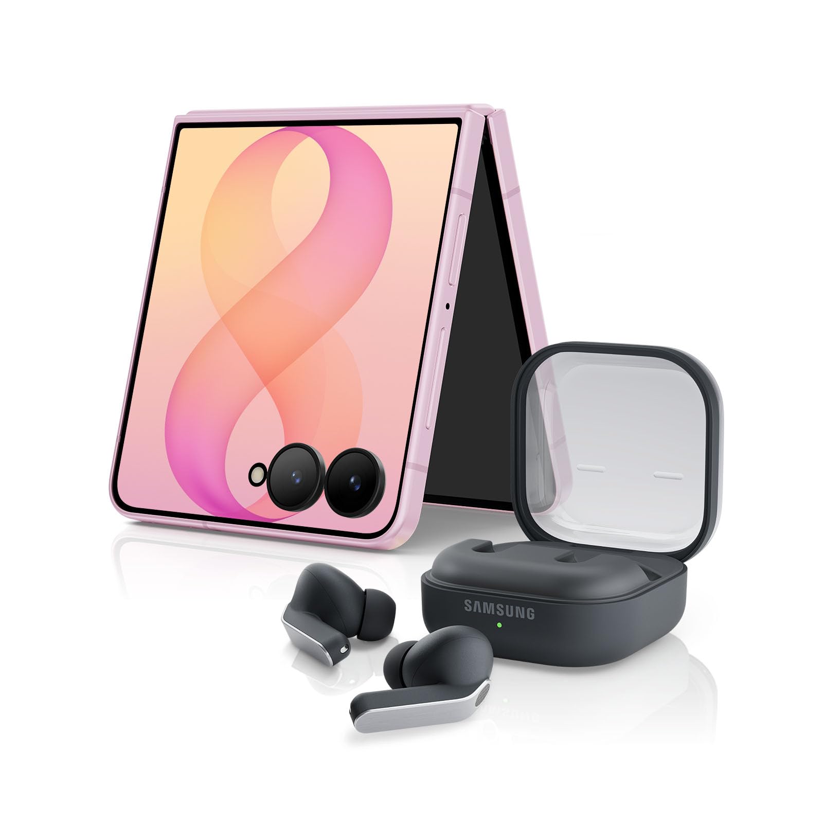 Samsung Galaxy Z Flip8 Phone + Buds4 Pro, 512GB, Pink