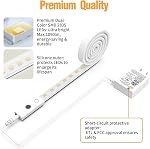 L'éclairage sous cabinet, 40-inch 1090 Lumens LED Lumière de bande, CRI 90+ Rendu haute couleur, 5 Températures de couleur, Luminaires sous le comptoir pour la cuisine, placard, plateau