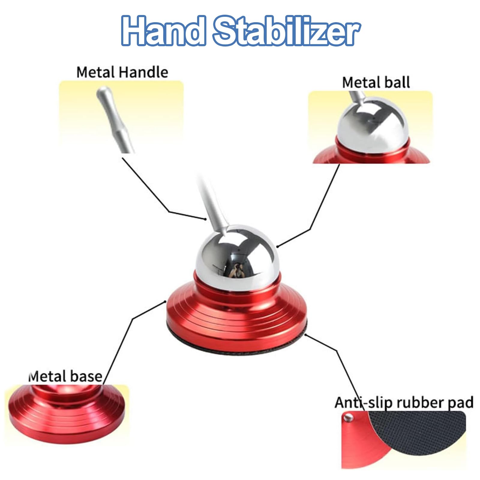 Stabilizator ręczny, przydatne narzędzia do modelarstwa, precyzyjny stabilizator ręczny, obracanie w poziomie o 360°, pionowo 180°, praktyczne wsparcie dla rzemiosła, modelarstwa, rzeźbienia i napraw