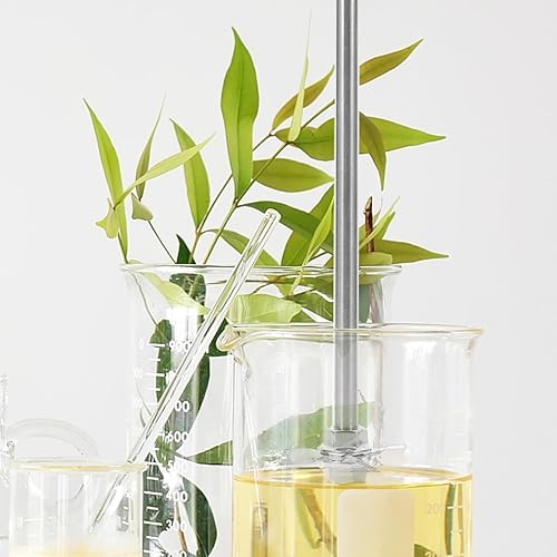 Miniatura 9 de PRETYZOOM Agitador de laboratorio de cuchilla de agitación de acero inoxidable Agitador de varilla de mezcla agitador herramienta de agitación