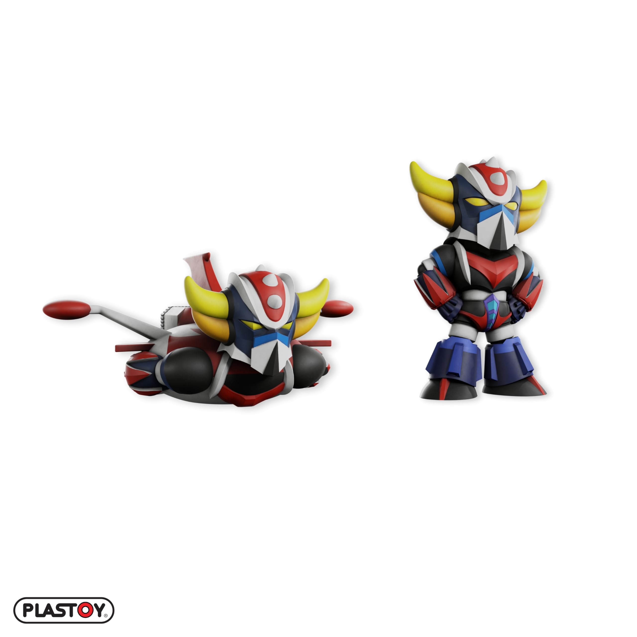 Plastoy Goldorak Duo figurines Spacer et Goldorak debout - PVC - 7 cm