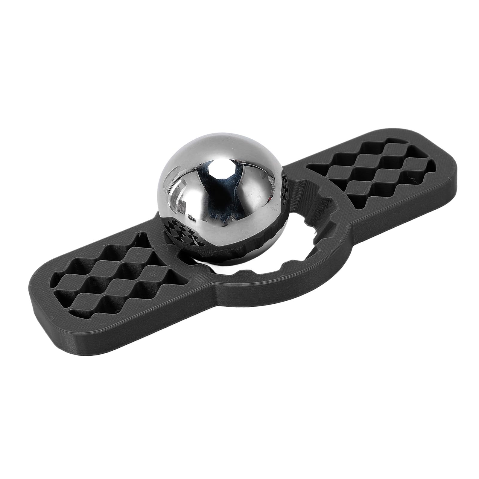 Stainless Steel Coffee Cooler Enhanced Flavor Reusable for Whiskey Cocktail (Black)