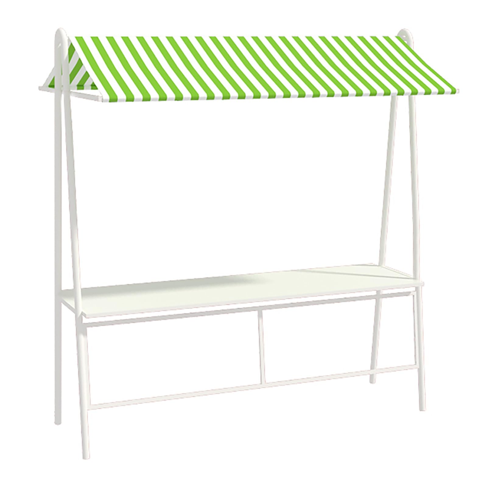 Carrello portatile dello street food con il banco di mostra regolabile del metallo del baldacchino smontabile 31" a 70" chiosco commerciale per il mercato degli agricoltori e i fornitori di cibo