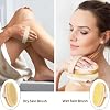 Jouis Cellulite Brush Bathroom Horse Hair Natural Fiber Massage Brush (1 (.Grade Quality)
