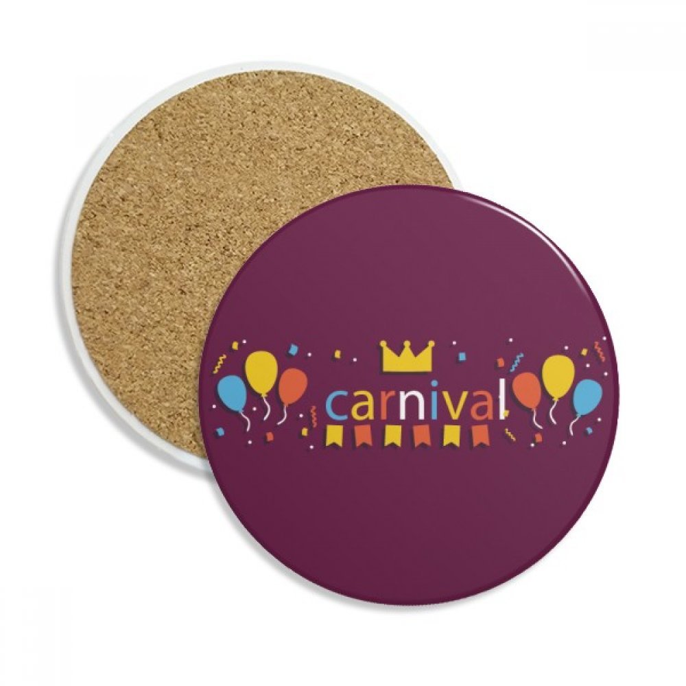 Tasse porte-absorbant pierre Carnaval de Venise dessous de verre