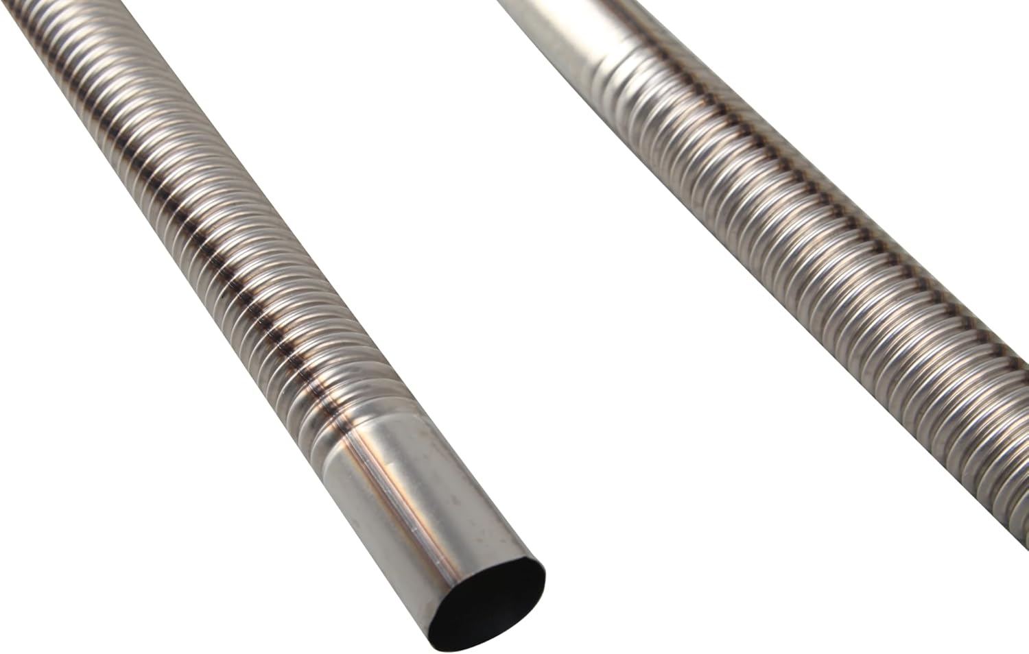 Diesel Heater Exhaust Pipe Flexible Exhaust Tubing Generator Flex Extension Pipe Stainless Steel 1"/2.5cm Inner Diameter (118INCH 300CM)