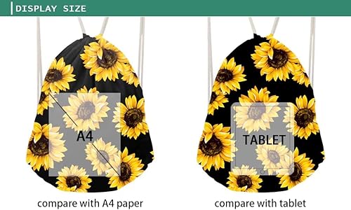 Miniatura 6 de AFPANQZ Mochila con cordón de diseño de animales geniales, mochila casual para viajes, deportes, bolsa de cincha para hombres, mujeres, niños y