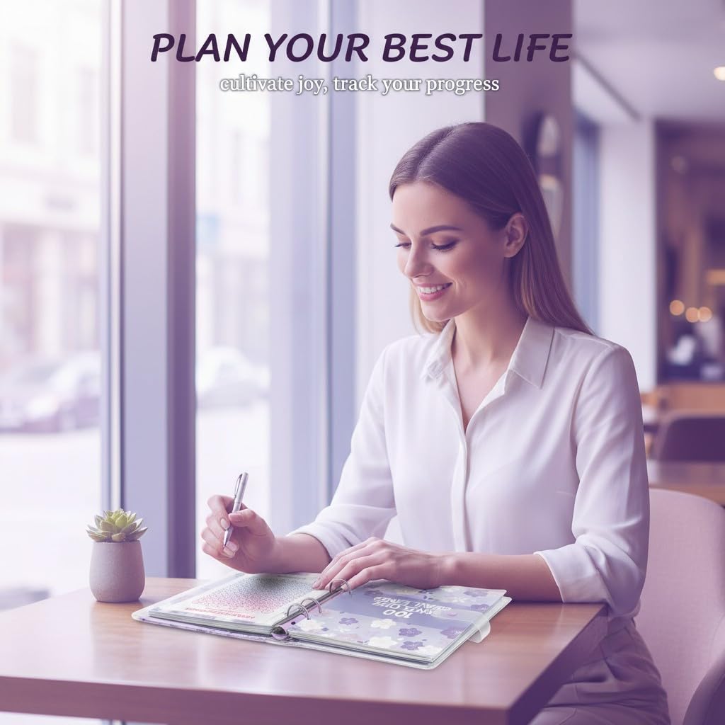 100 Envelope Savings Challenge, Libro del Risparmio A5, Budget Planner 5050€, con Buste Trasparenti e Chiusura Magnetica