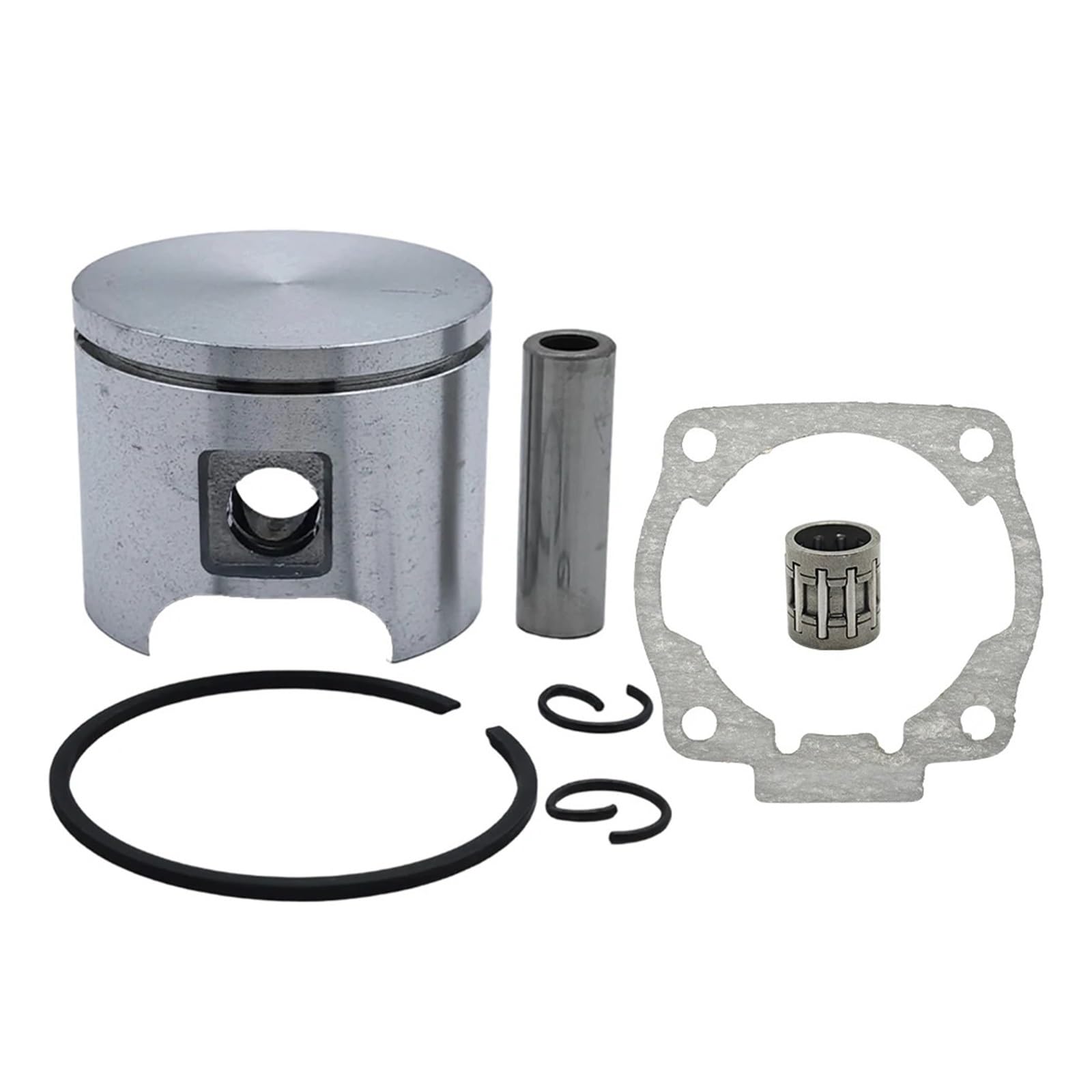 Cvaadv One Color 46Mm Piston Ring 10Mm Pin Circlip Needle Bearing Kit Compatible With 51 55 Rancher Eu1/Jonsered 2054 2055 Chain Saw 503608171