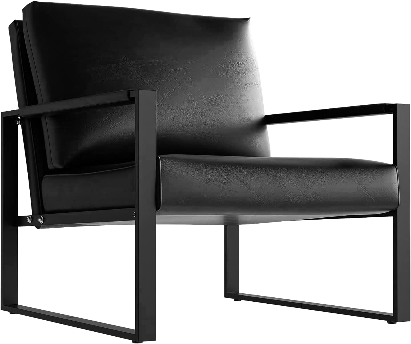 Recaceik PU Leather Accent Chairs Midcentury Modern