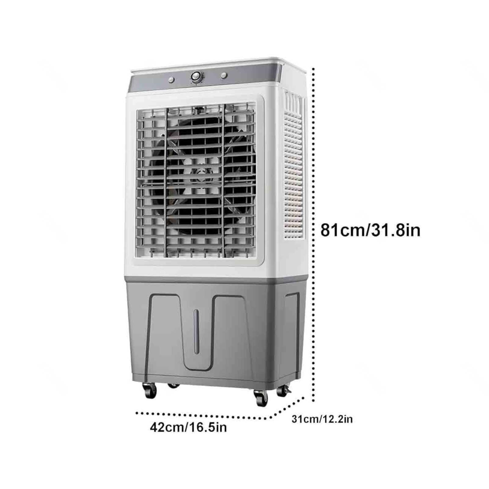 Climatizzatore Portatile, 3 Velocità,35L,3 in 1 Rinfrescatore Aria Fredda Timer 7.5H,Oscillazione 120° Piccolo Condizionatore Portatile Senza Tubo Per Ufficio In Casa