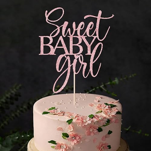 Miniatura 5 de Decoración para tartas con texto en inglés "It's A Girl", decoración para tartas de mariposa, decoración para tartas de niña, revelación de género,